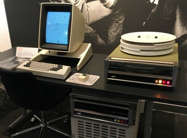 A restored Xerox Alto at the Living Computer Museum in Seattle.